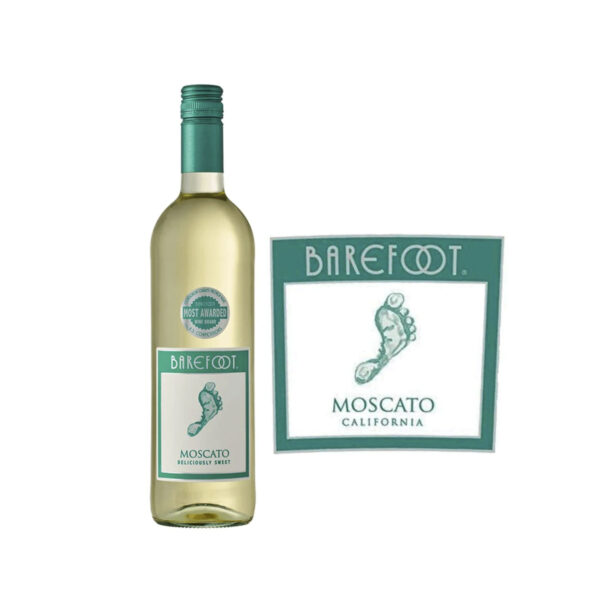 Barefoot Moscato 2016 Deliciously Sweet (750 ml) - Image 2